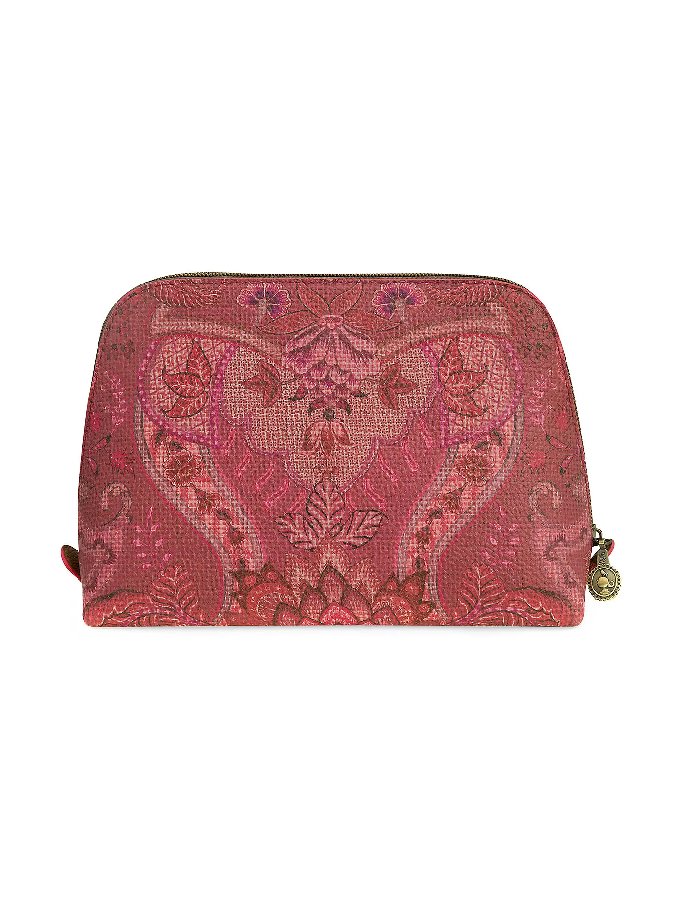PIP STUDIO | Kosmetiktasche Triangle KYOTO FESTIVAL 17x16,5x8cm greem | beere